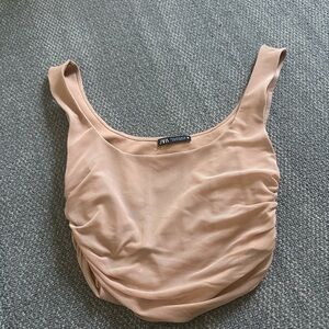 Zara Women's Tan Top